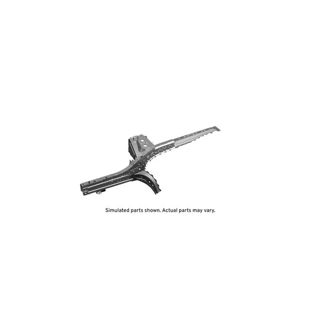 GM Genuine Parts Driver Side Front Fender Rail with Plates, Extensions, Gussets, Reinforcements, Brackets, and Nuts