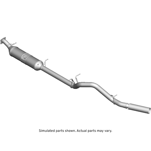 GM Genuine Parts Particulate Filter with Pipe, Bushing, Hanger, and Reinforcement