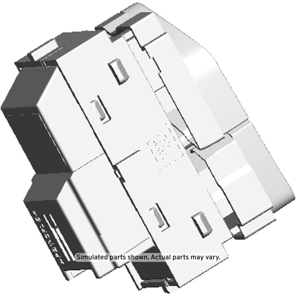 GM Genuine Parts Black Carbon Metallic Driver Side Door Lock Switch (Programming Required)