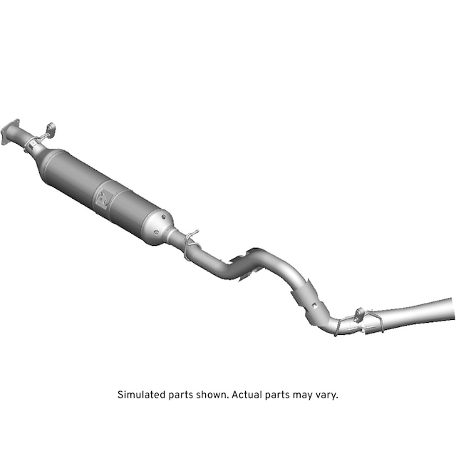 GM Genuine Parts Particulate Filter with Pipe and Bushing