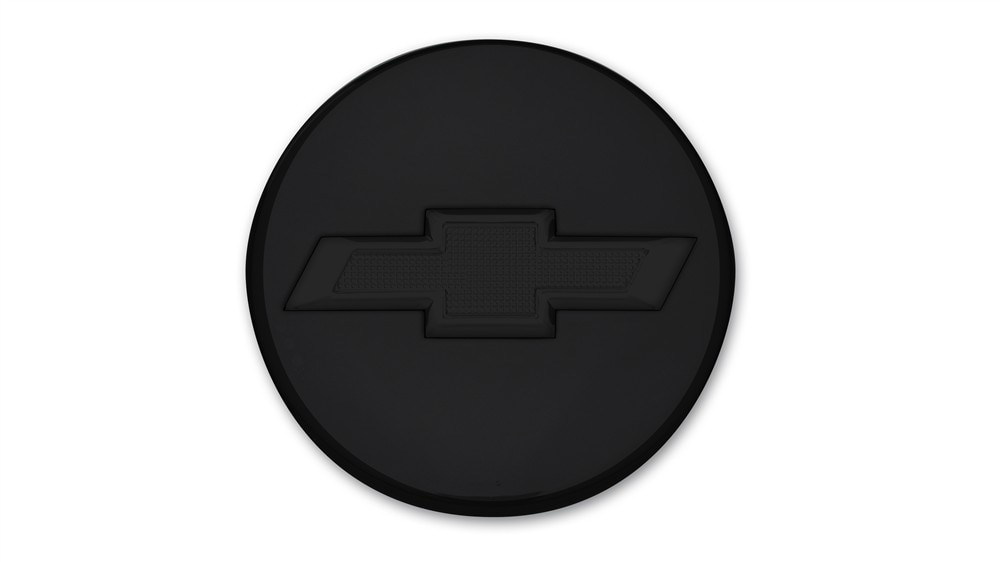 GM Genuine Parts Button Style Center Cap in Black with Bowtie Logo