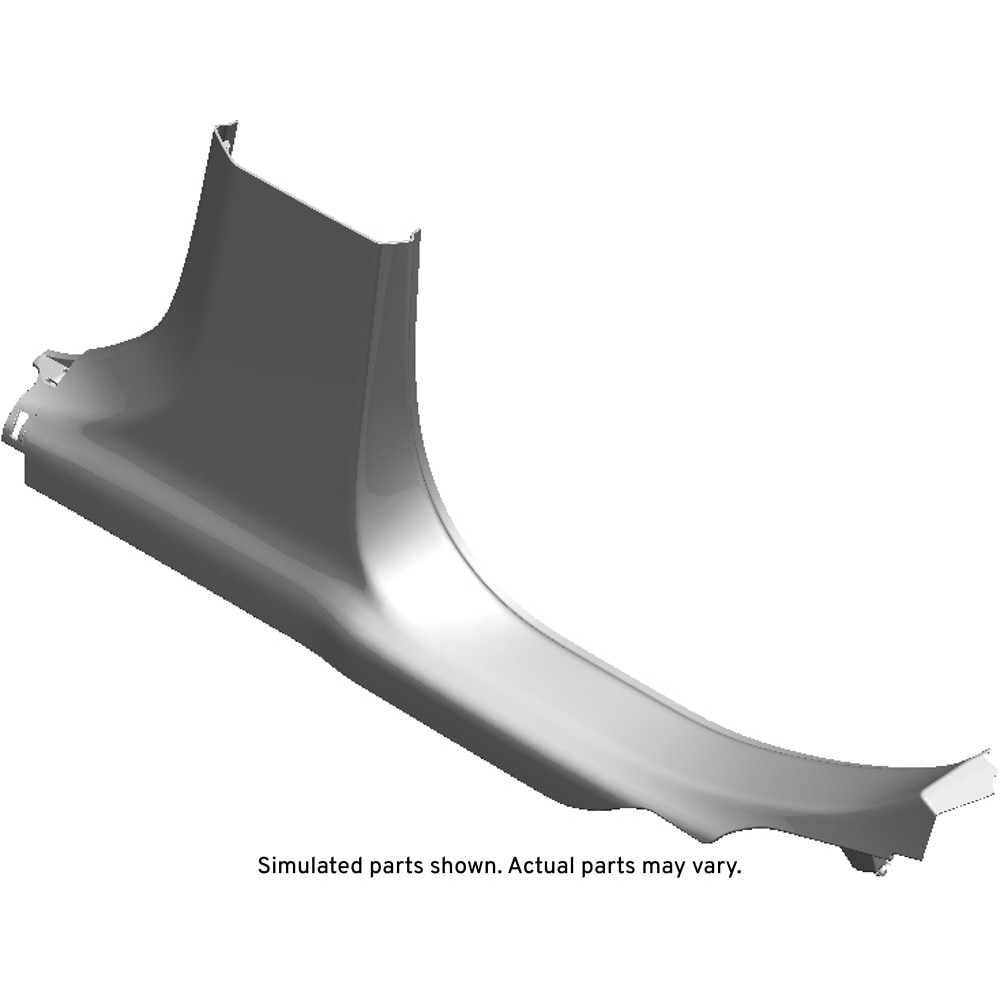GM Genuine Parts Brownstone Passenger Side Center Pillar Lower Trim Panel