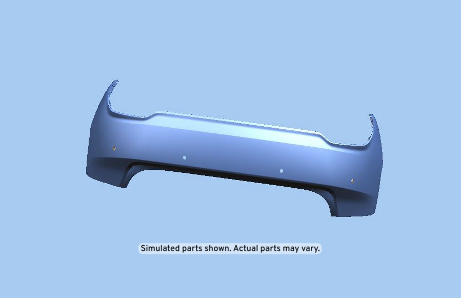 GM Genuine Parts Rear Upper Bumper Cover