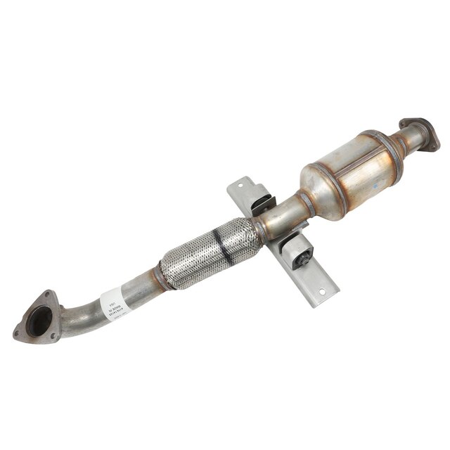 GM Genuine Parts Front Exhaust Pipe with 3-Way Catalytic Converter, Pipe, Flange, Bracket, Insulators, Hanger, and Nut