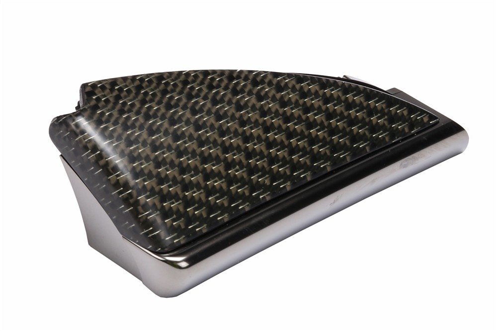 GM Genuine Parts V-Line Carbon Fiber Instrument Panel Center Trim Plate Applique