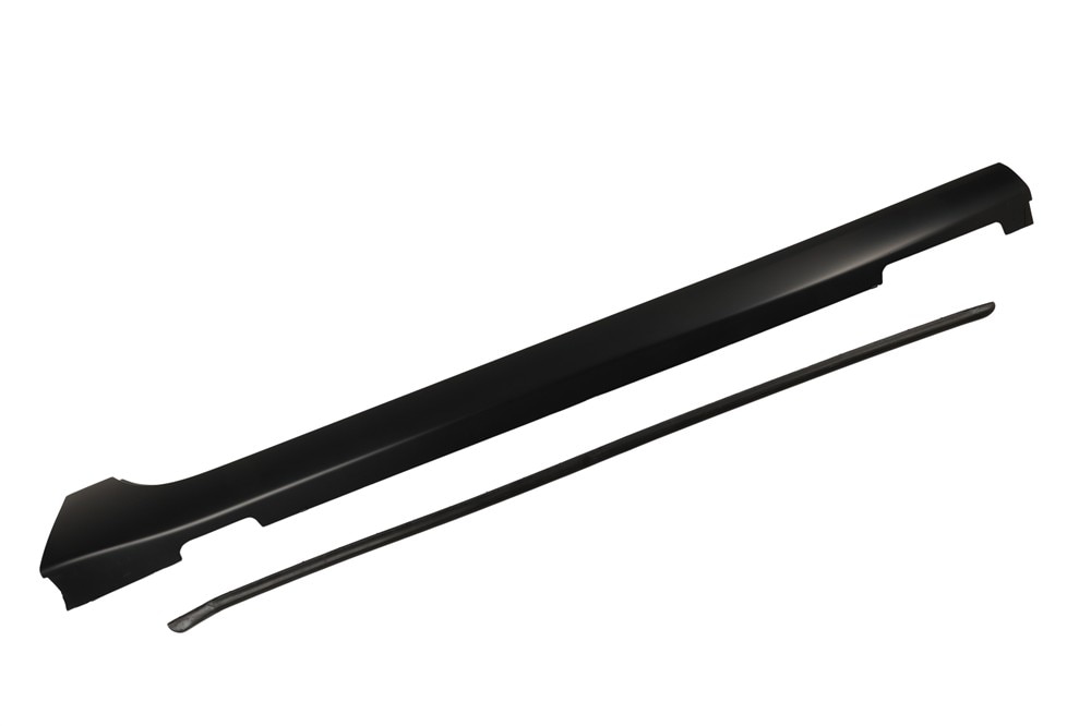 GM Genuine Parts Primed Passenger Side Rocker Panel Molding with Weatherstrip