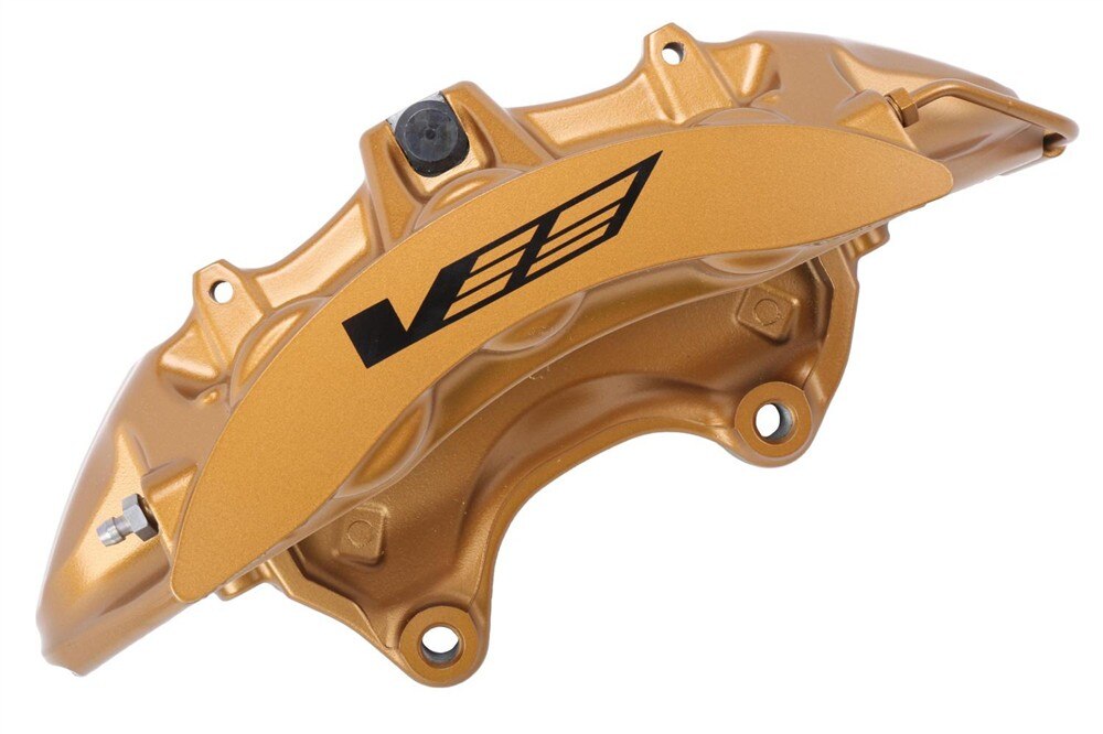 GM Genuine Parts Gold Front Driver Side Disc Brake Caliper Assembly
