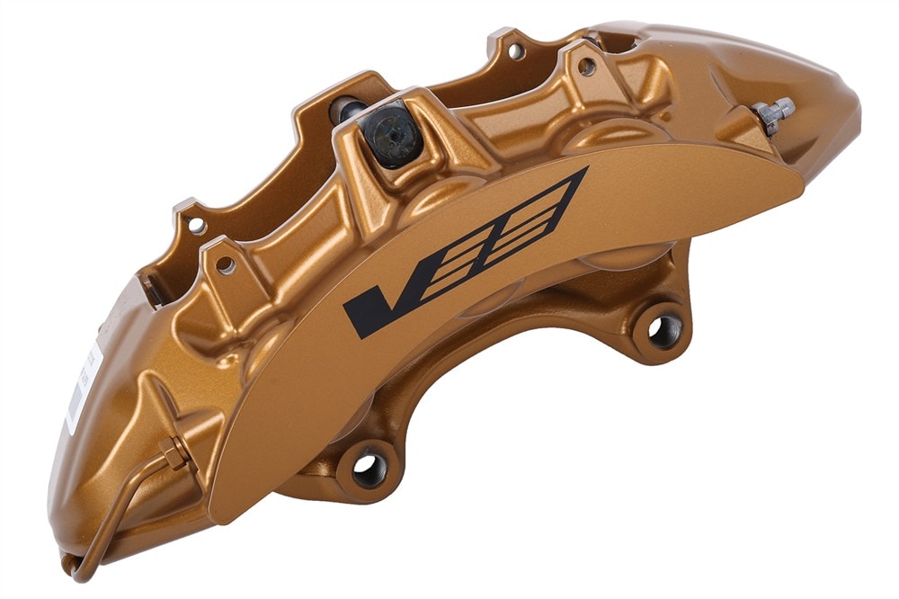 GM Genuine Parts Gold Front Passenger Side Disc Brake Caliper Assembly