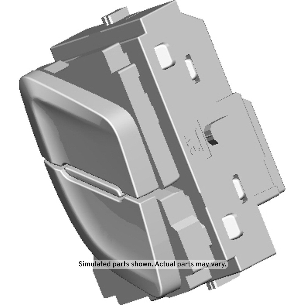 GM Genuine Parts Black Carbon Metallic Passenger Side Door Lock Switch