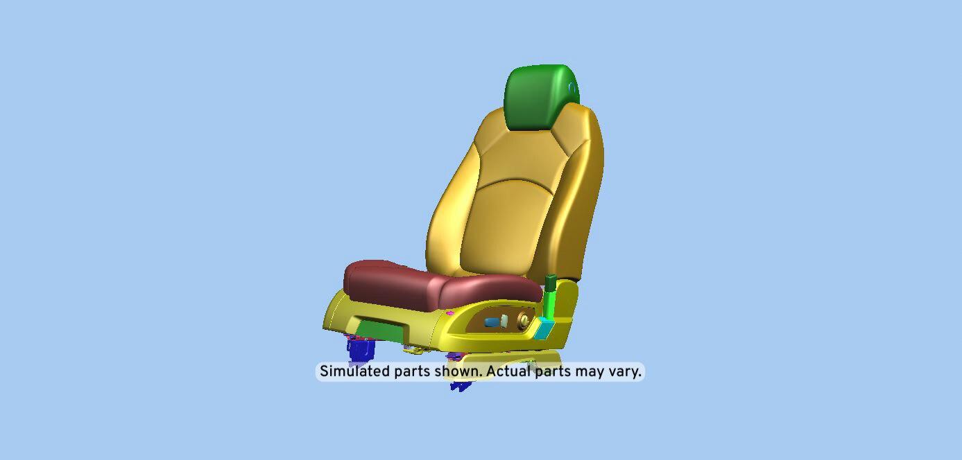 GM Genuine Parts Light Titanium Driver Seat
