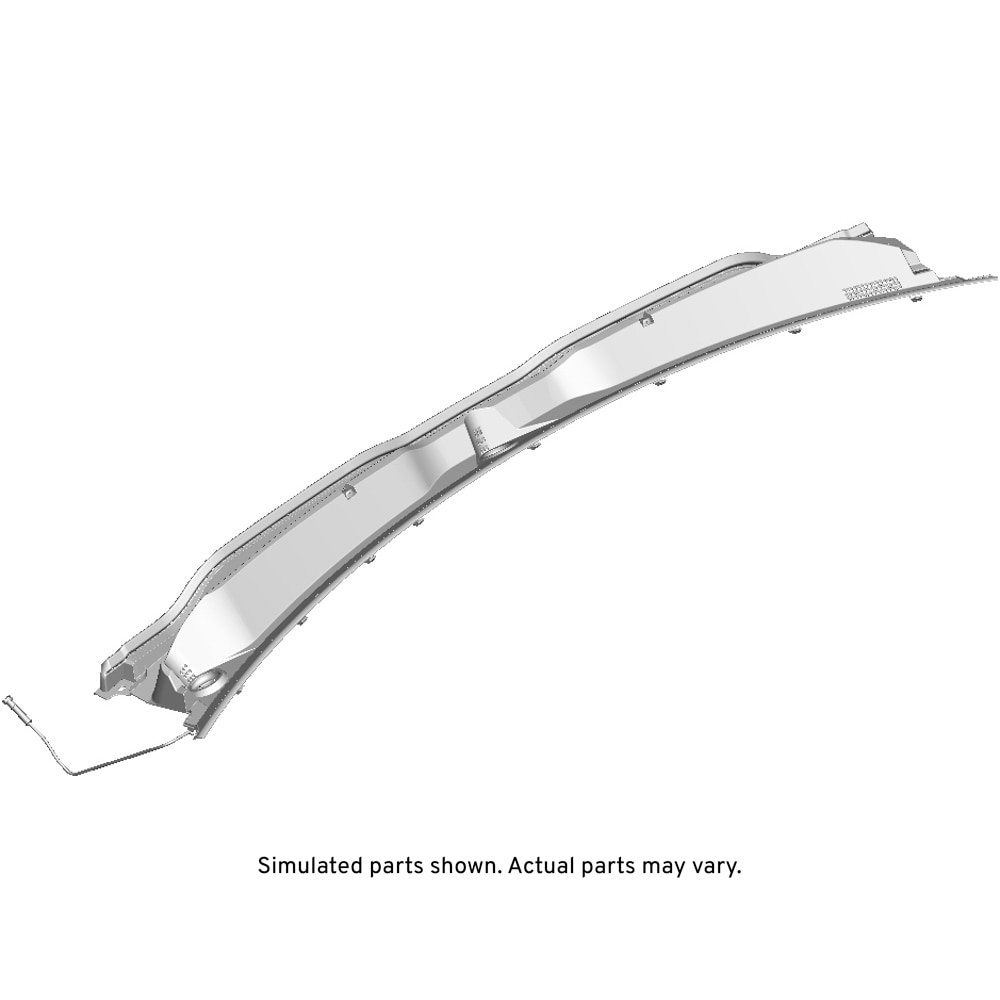 GM Genuine Parts Black Air Inlet Grille Panel