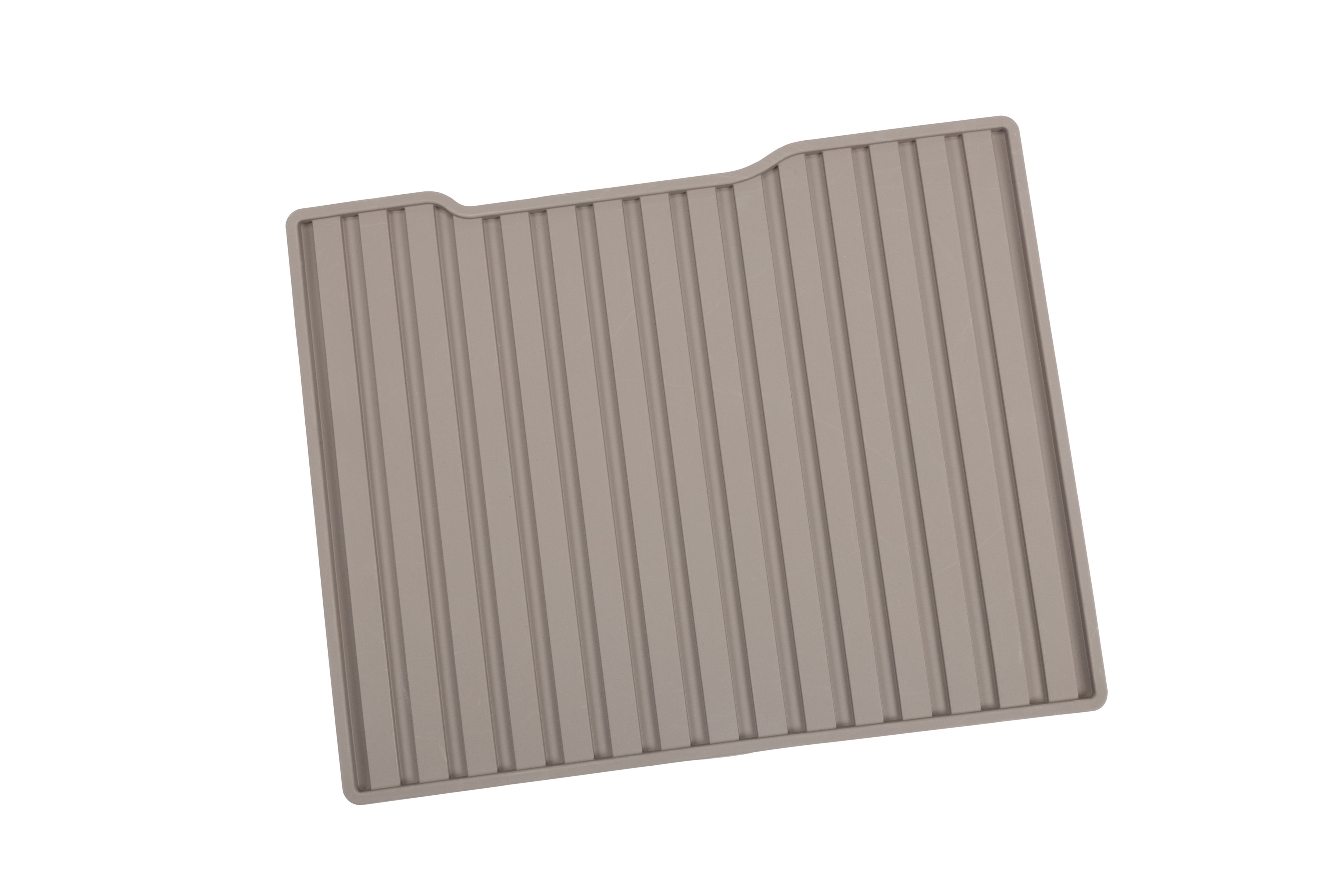Second-Row Pass-Through All-Weather Floor Mat in Dune for Models