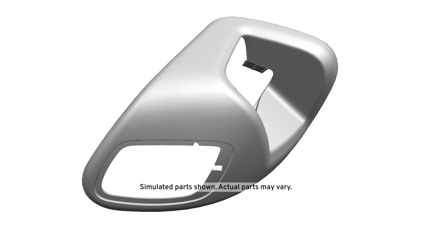 GM Genuine Parts Platinum Driver Seat Back Latch Release Handle Bezel