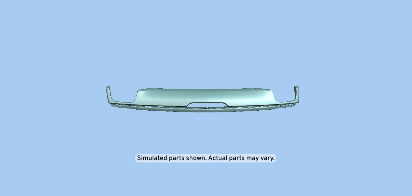 GM Genuine Parts Primed Rear Bumper Valance Panel