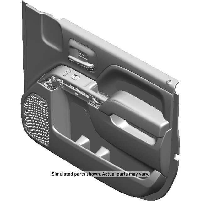 GM Genuine Parts Jet Black Front Passenger Side Door Trim