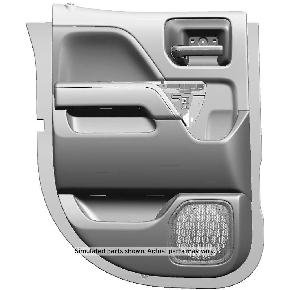GM Genuine Parts Jet Black Rear Driver Side Door Trim