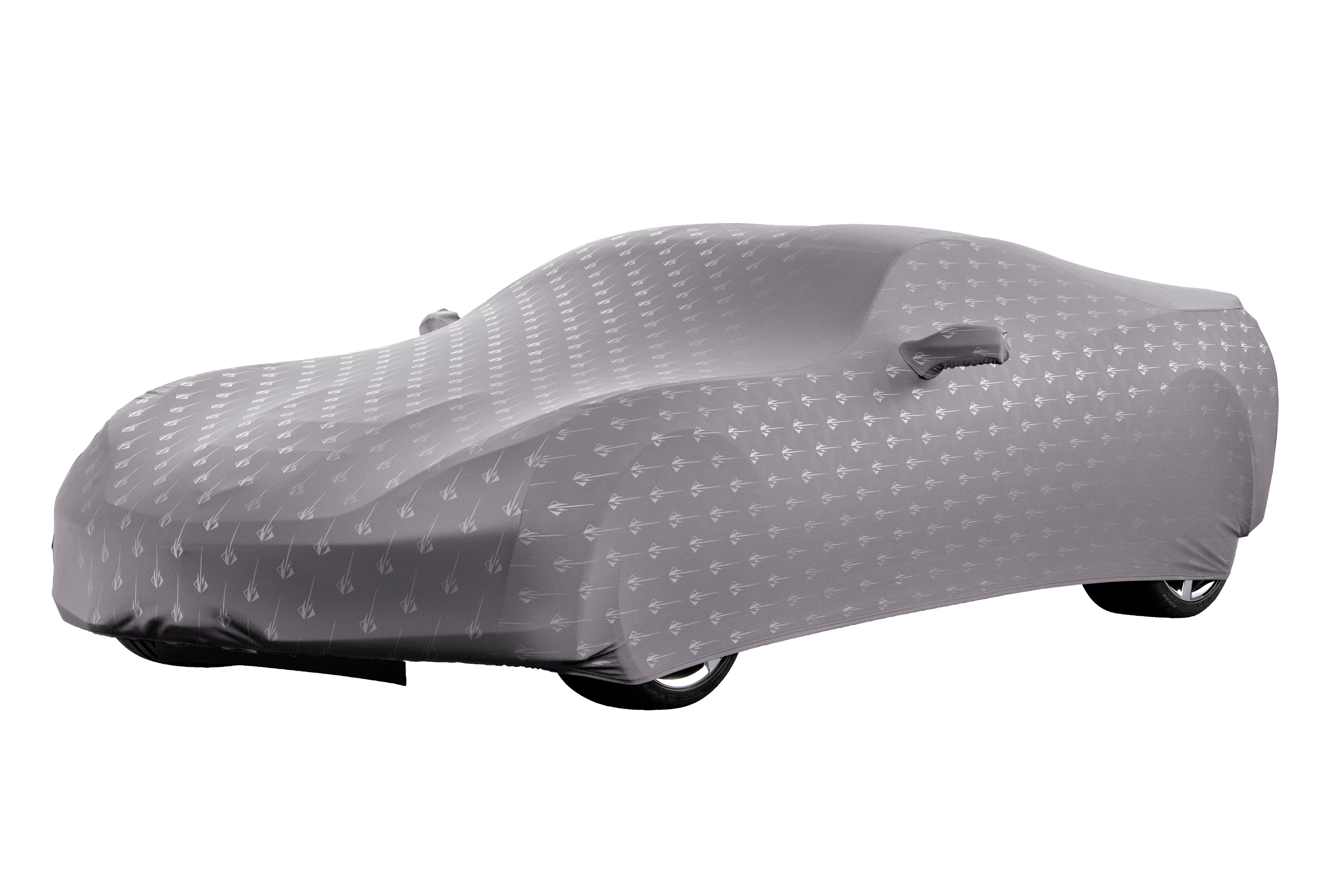 シボレーボディー Premium Indoor Car Cover in Black with Embossed Stingray Logos