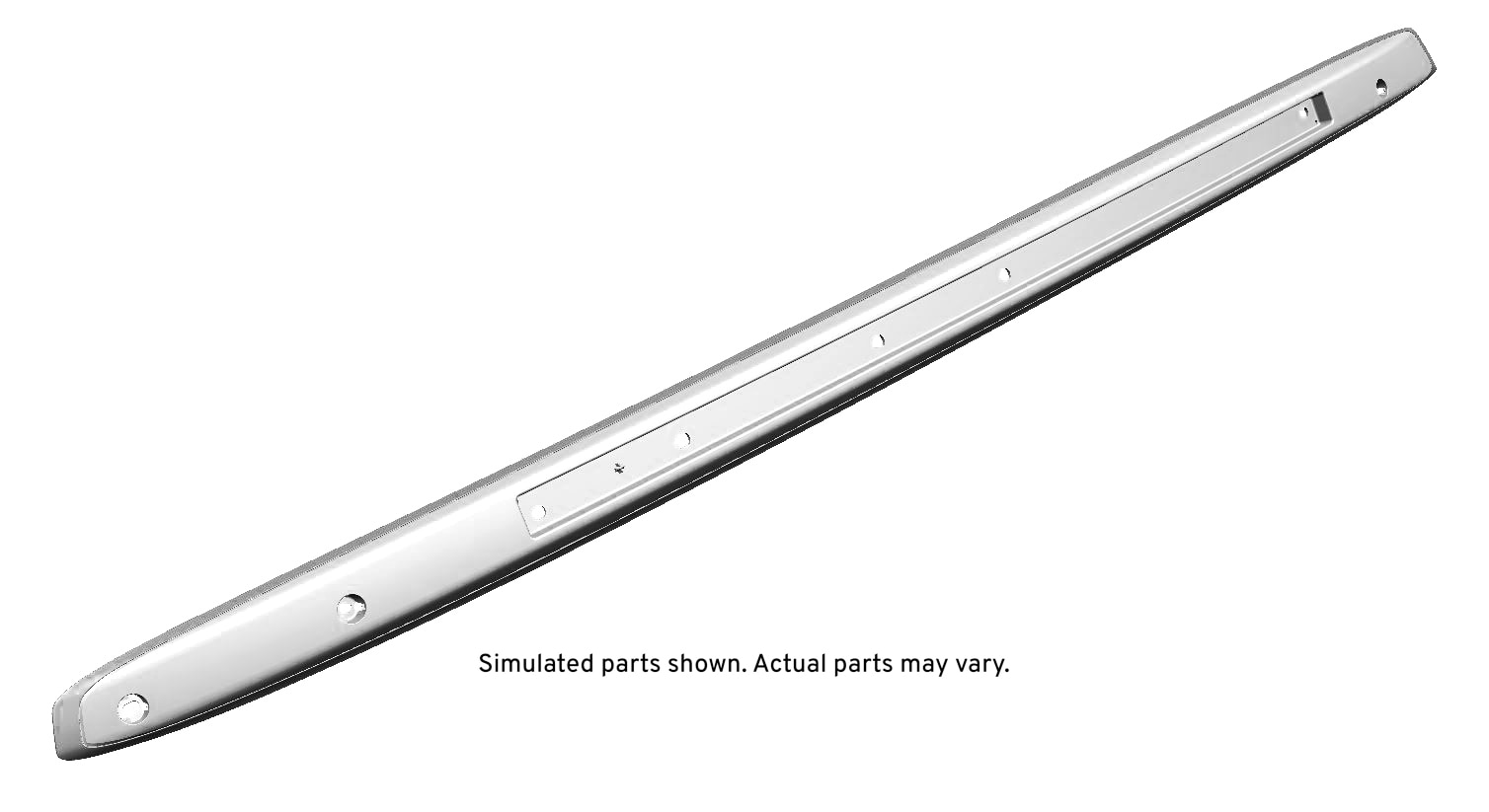 GM Genuine Parts Anthracite Passenger Side Roof Panel Molding
