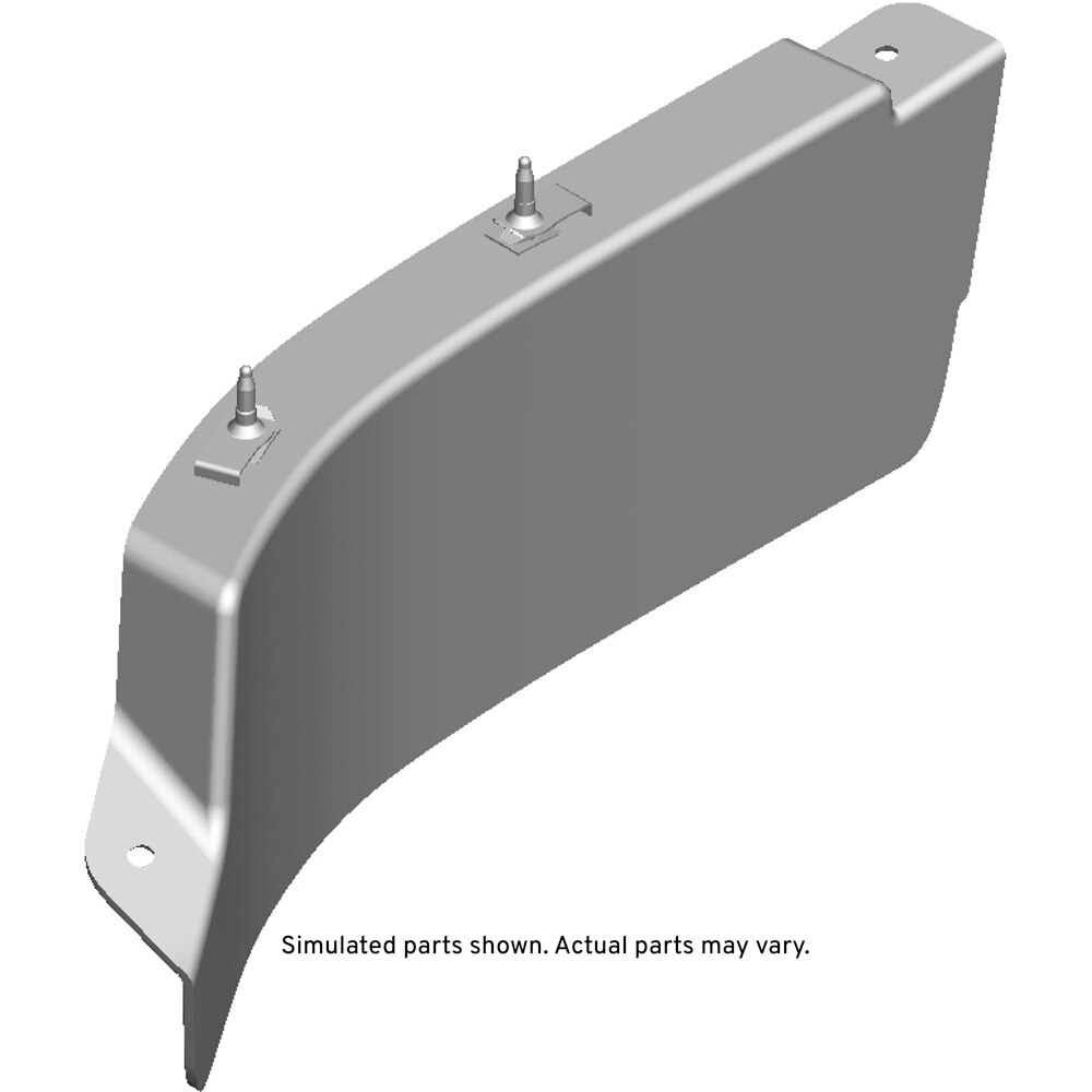 GM Genuine Parts Passenger Side Front Tire Air Deflector