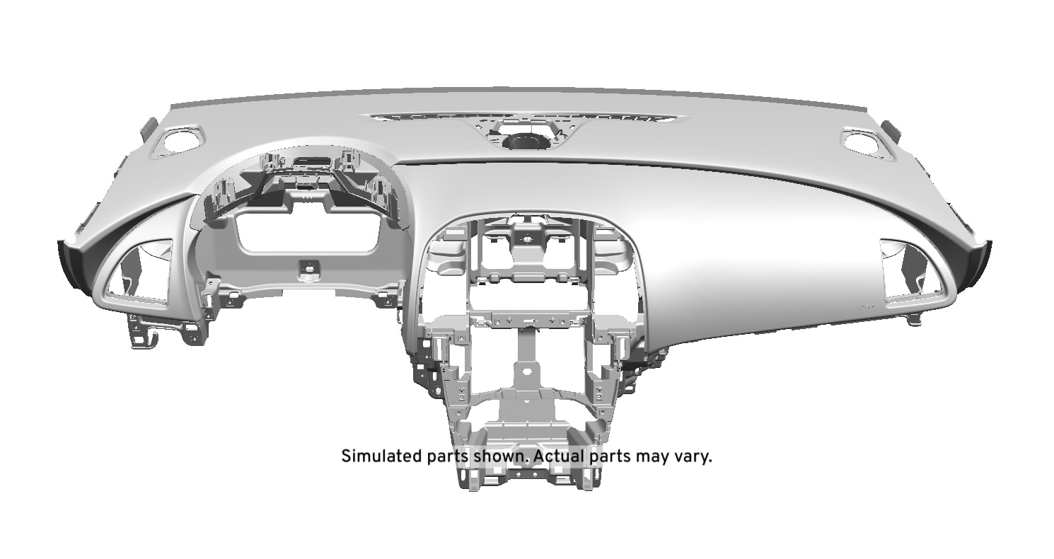 GM Genuine Parts Jet Black Instrument Panel