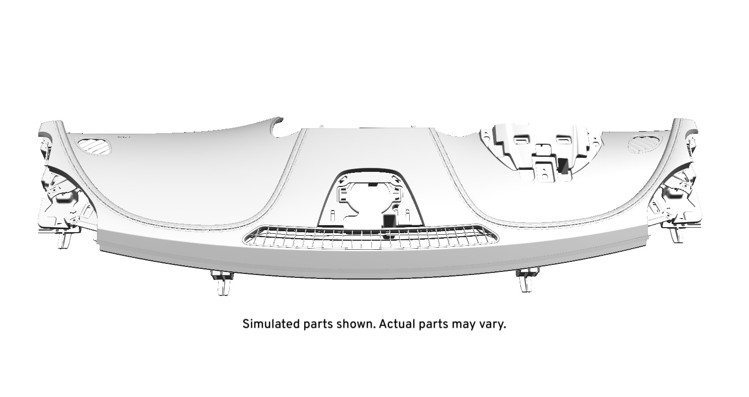 GM Genuine Parts Dark Titanium Instrument Panel