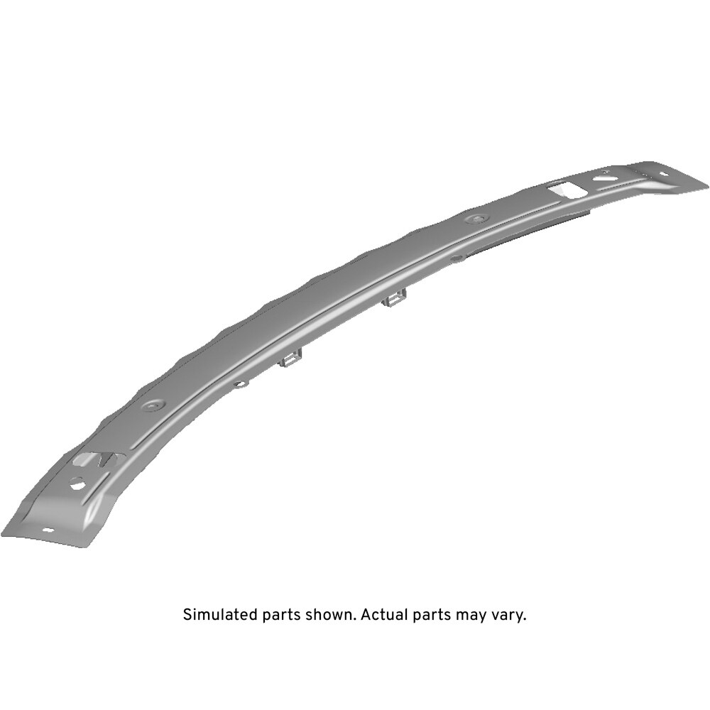 GM Genuine Parts Front Roof Header Panel with Reinforcements and Nuts