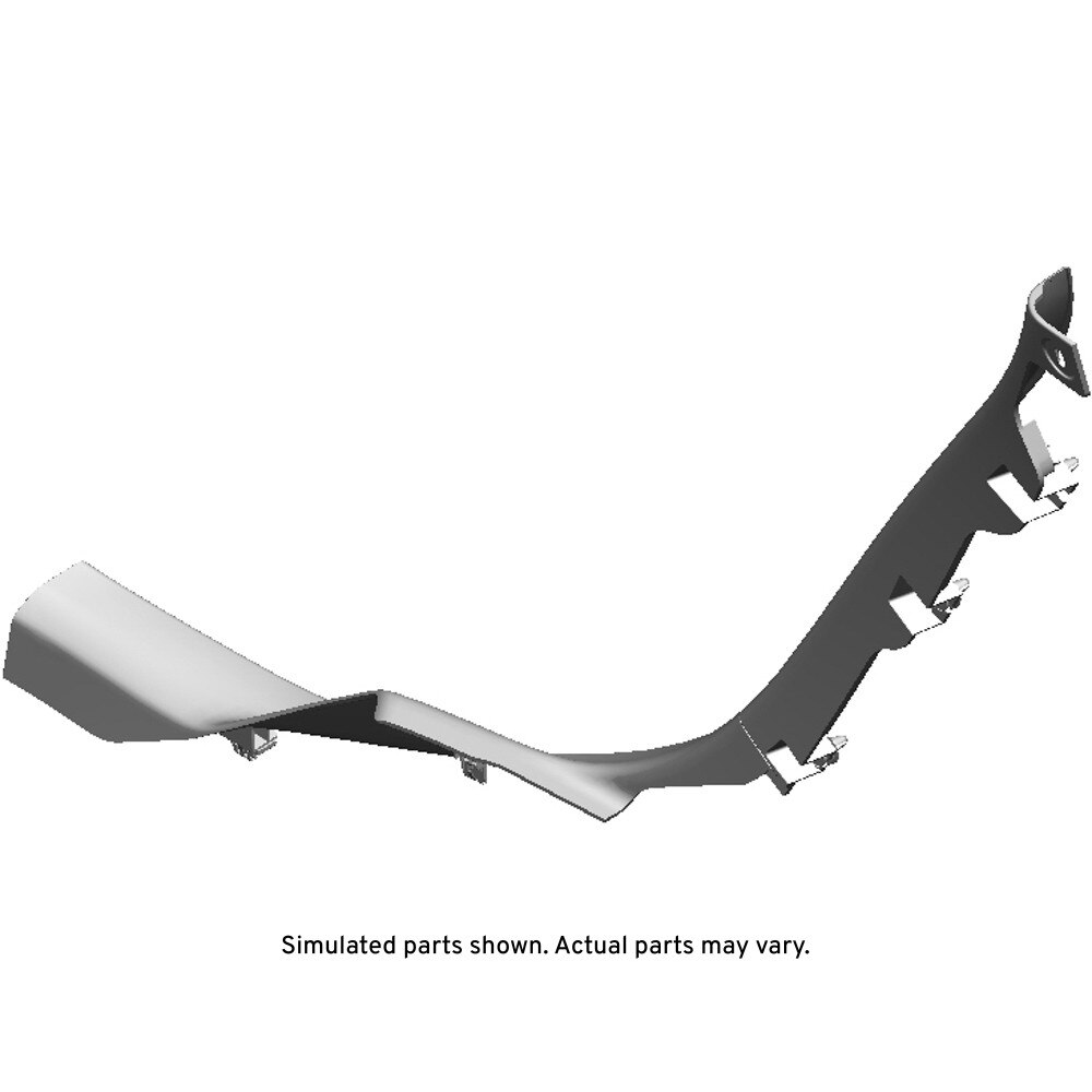 GM Genuine Parts Medium Cashmere Rear Passenger Side Door Sill Garnish Molding