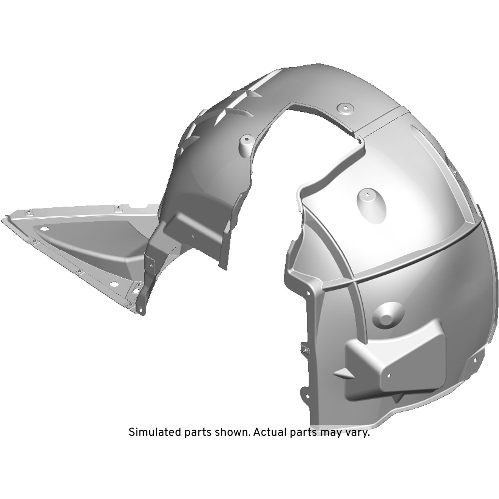 GM Genuine Parts Passenger Side Front Wheelhouse Liner