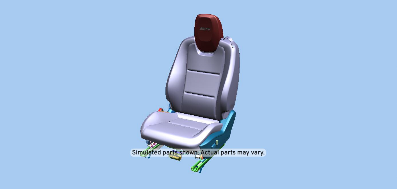 GM Genuine Parts Jet Black Driver Seat