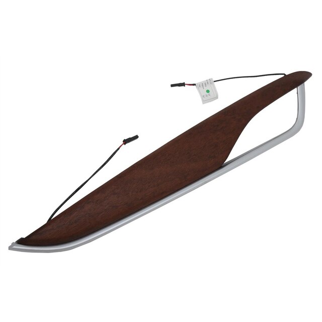 GM Genuine Parts Figured Sapele Open Pore Rear Driver Side Door Trim Panel Applique