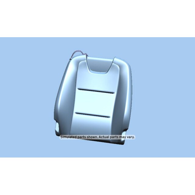 GM Genuine Parts Medium Titanium Passenger Seat Back Cushion Cover