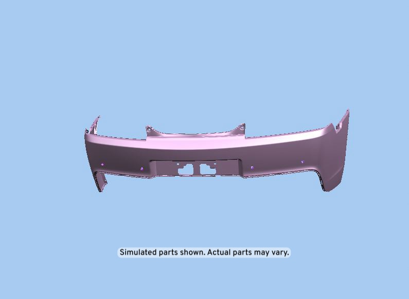 GM Genuine Parts Rear Upper Bumper Cover