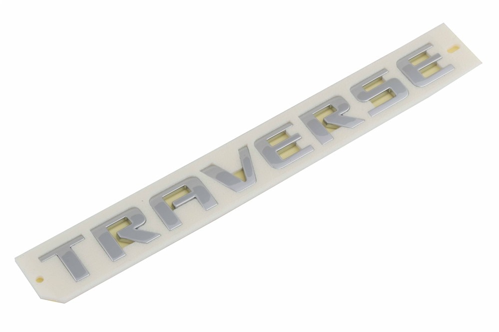 GM Genuine Parts Bright Chrome Driver Side Liftgate Traverse Name Plate