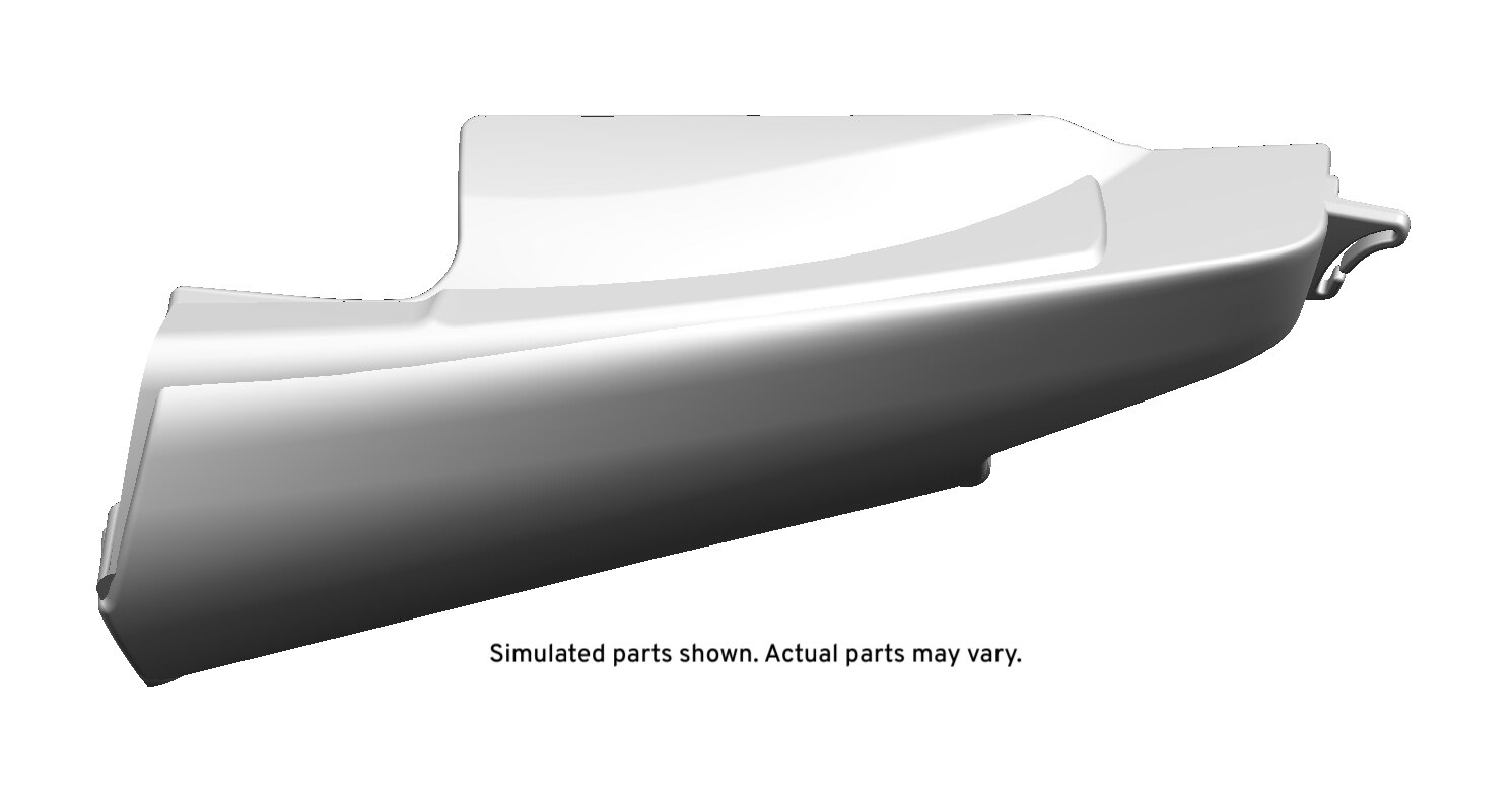 GM Genuine Parts Very Light Platinum Rear Driver Side Seat Back Bolster