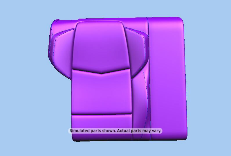 GM Genuine Parts Vecchio Base Sauvage Rear Passenger Side Seat Back Cushion Cover