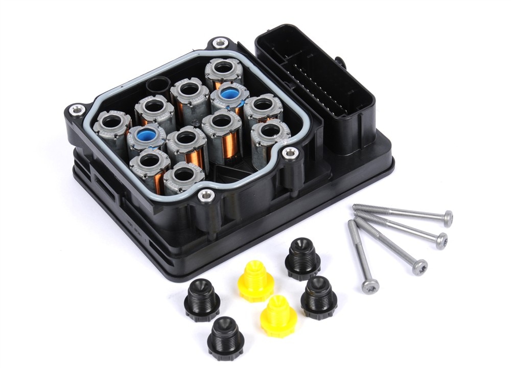 ACDelco GM Original Equipment Electronic Brake Control Module with 4 Bolts and 6 Valve Caps (Programming Required)