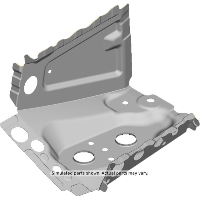 GM Genuine Parts Passenger Side Engine Compartment Side Rail Rear Extension
