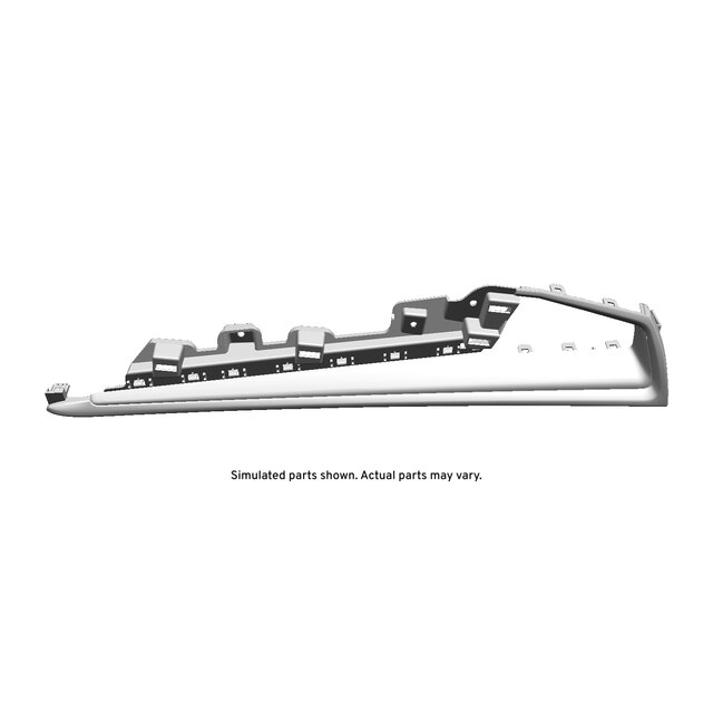GM Genuine Parts Black Olive Ash Burl Instrument Panel Trim Plate Applique