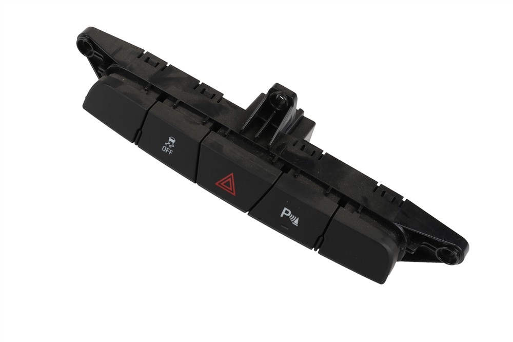 GM Genuine Parts Jet Black Traction Control, Park Assist, and Hazard Flashers Switch