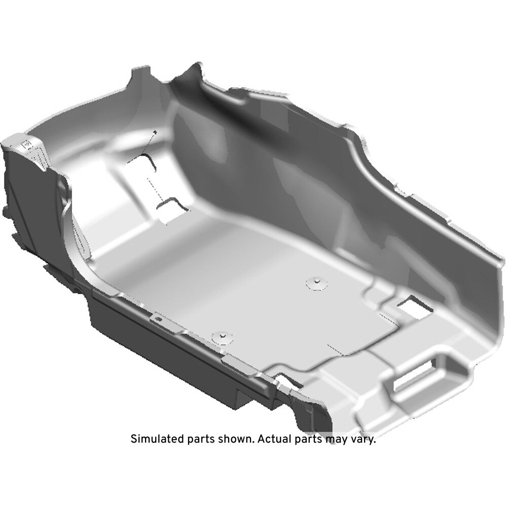 GM Genuine Parts Medium Cashmere Driver Side Front Floor Panel Carpet