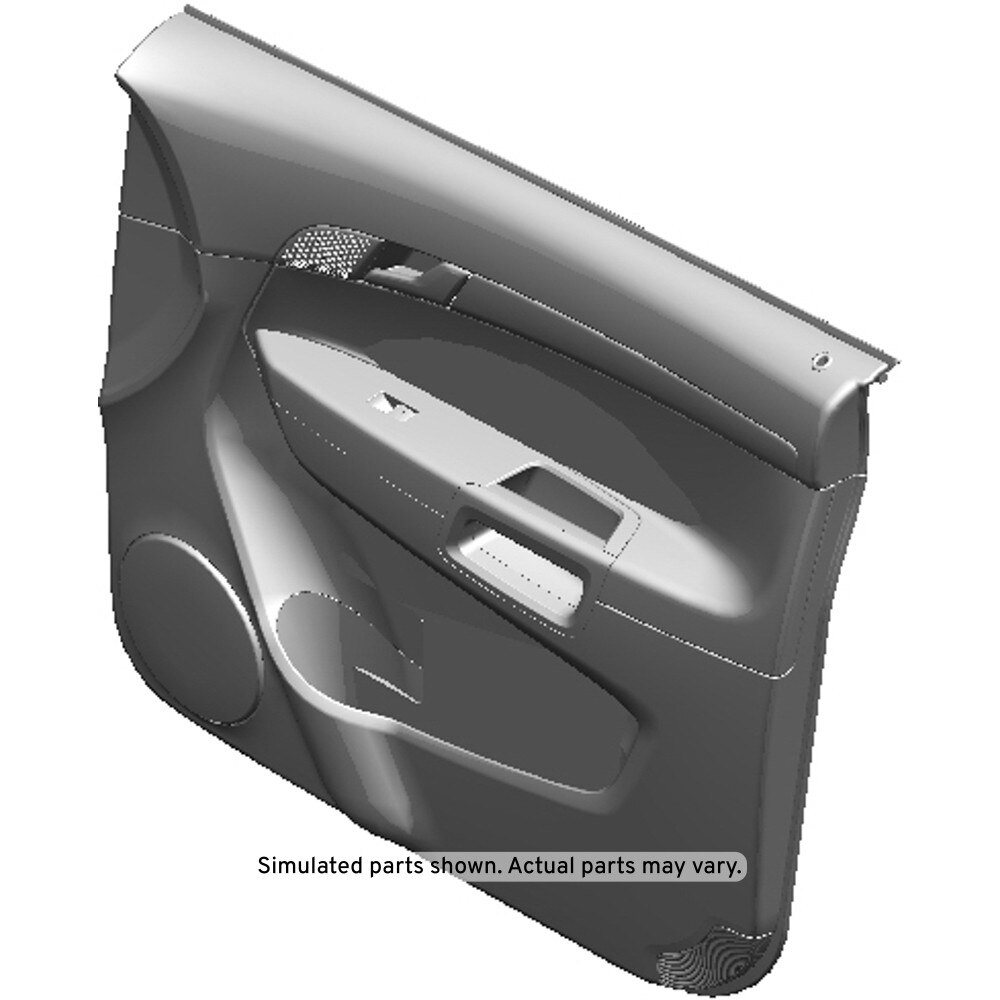 GM Genuine Parts Jet Black Front Passenger Side Door Trim