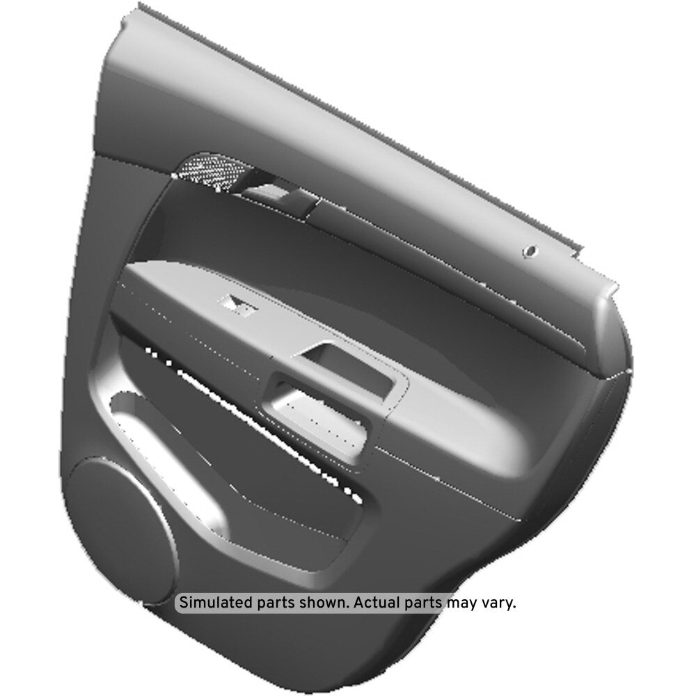 GM Genuine Parts Jet Black Rear Passenger Side Door Trim