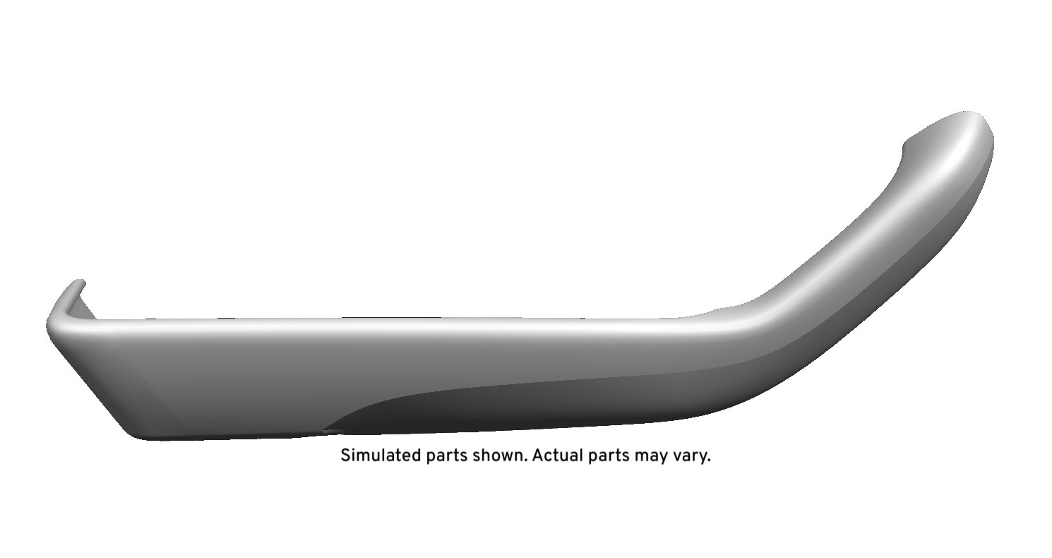GM Genuine Parts Jet Black Rear Driver Side Door Armrest Cover Trim