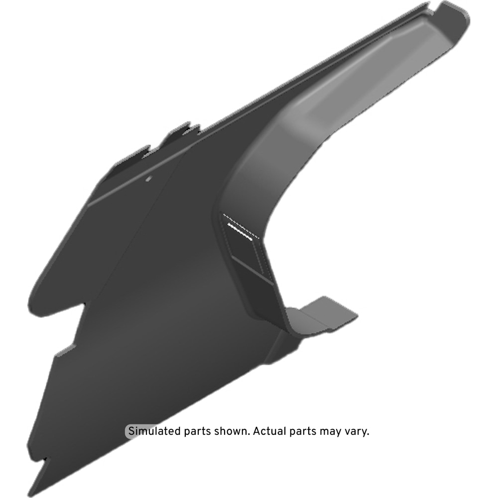 GM Genuine Parts Jet Black Driver Side Rear Compartment Side Front Trim Panel