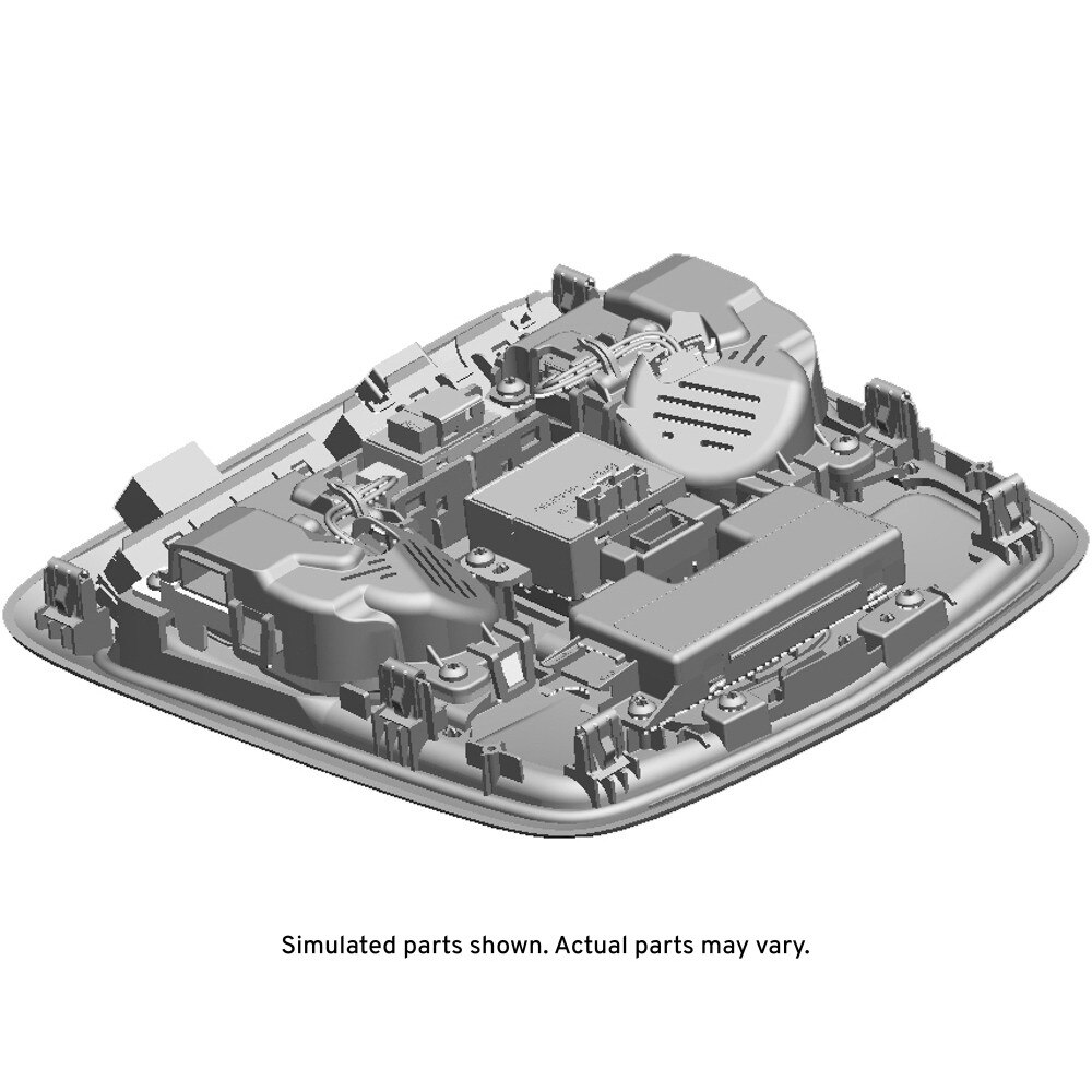 GM Genuine Parts Light Platinum Roof Console
