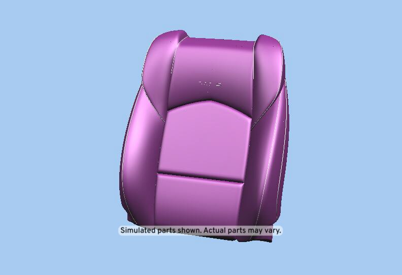GM Genuine Parts Medium Titanium Driver Seat Back Cushion Cover