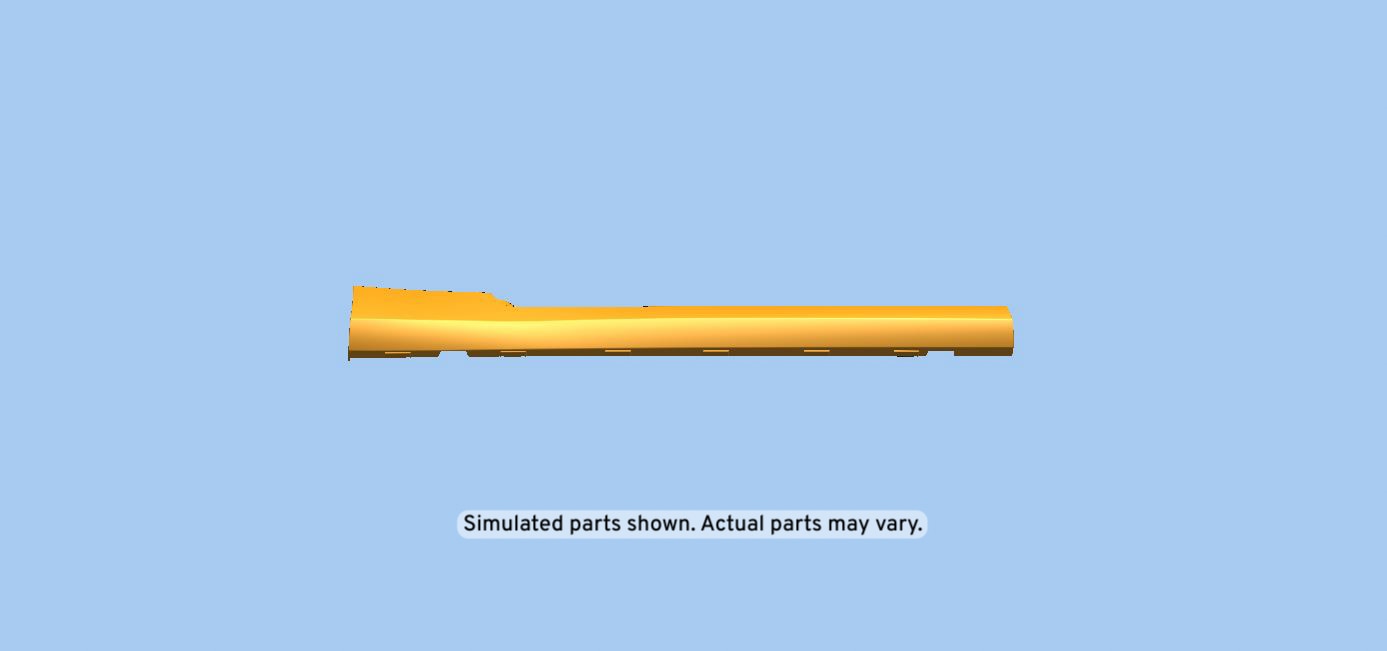 GM Genuine Parts Primed Passenger Side Rocker Panel Molding