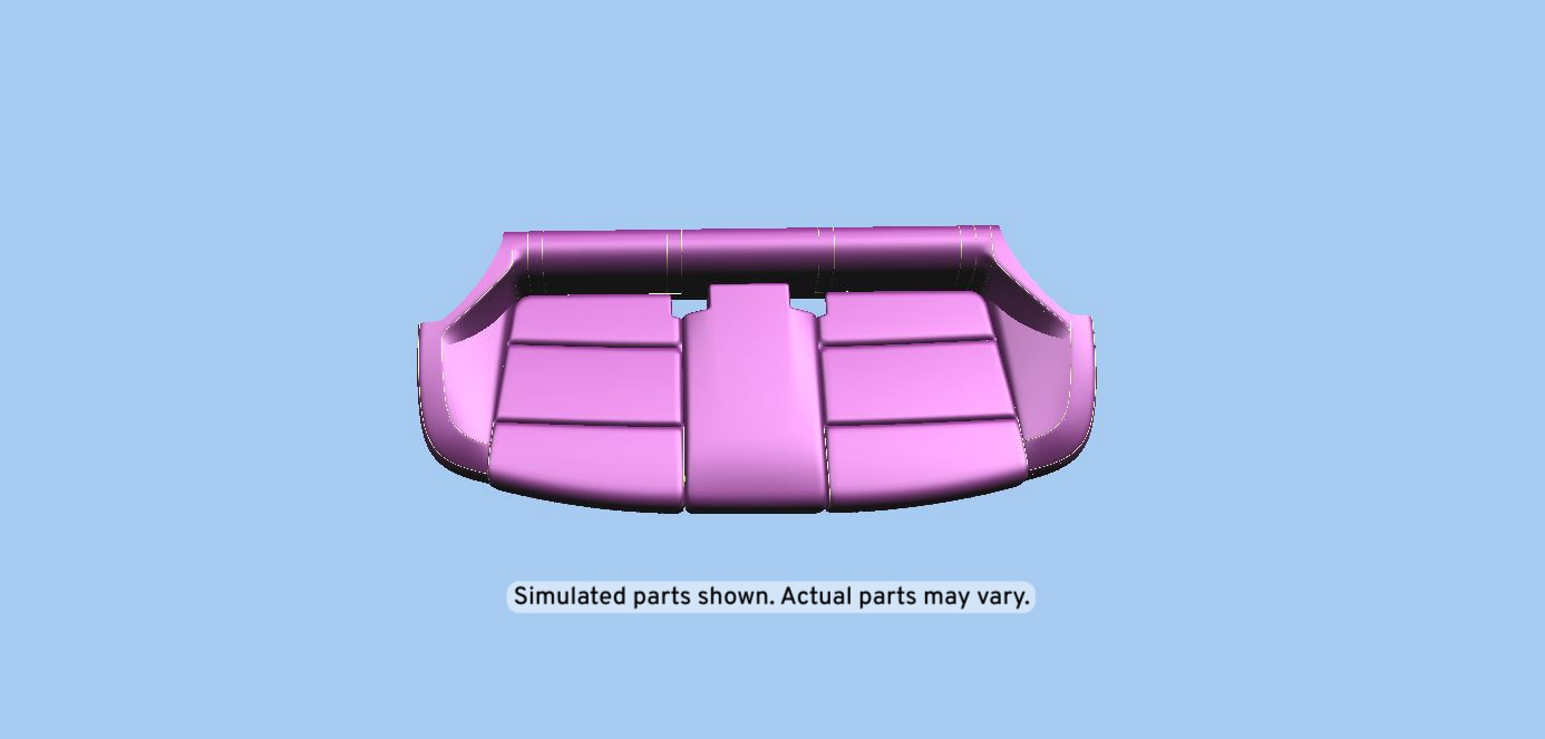 GM Genuine Parts Caramel Tan Rear Seat Cushion