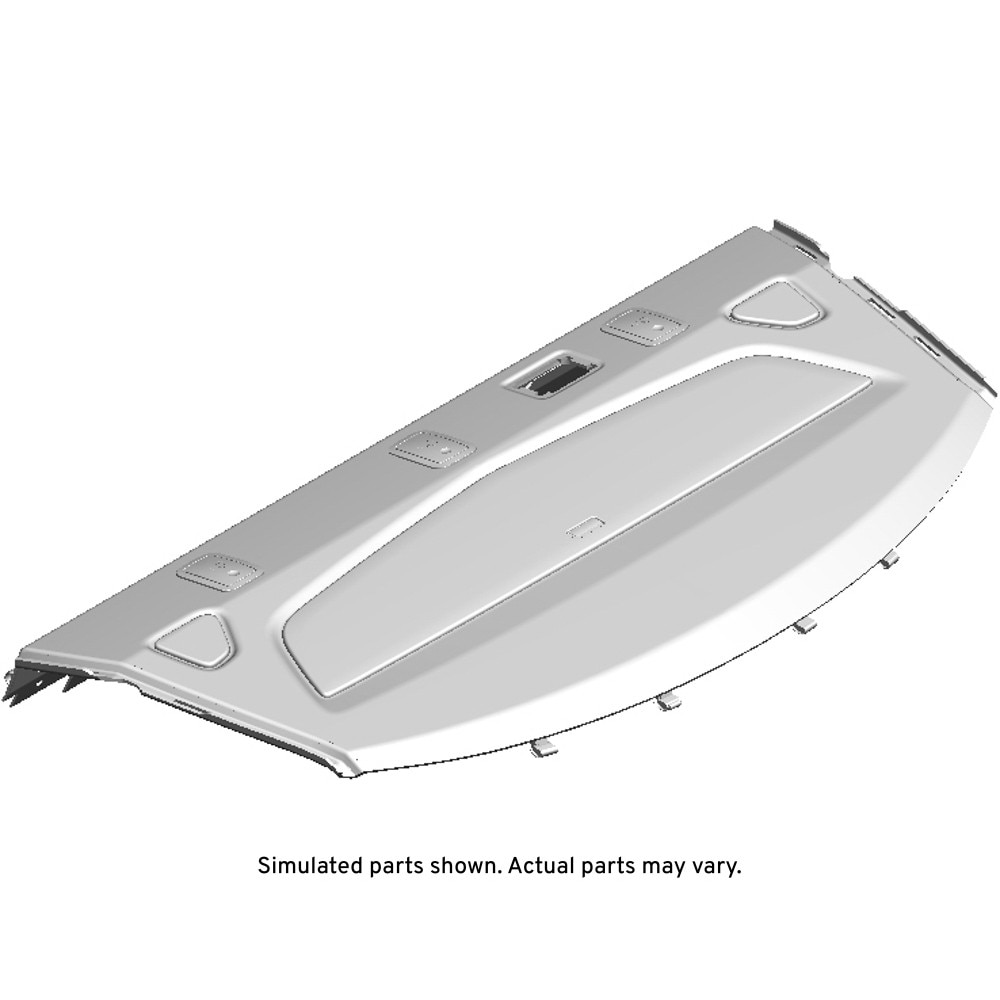 GM Genuine Parts Medium Cashmere Rear Window Panel Trim