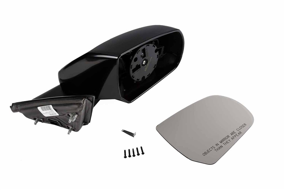 GM Genuine Parts Passenger Side Door Mirror Kit with Housing, Cover, and Bolts
